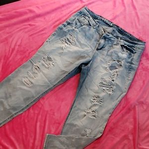 Lovesick construction jeans